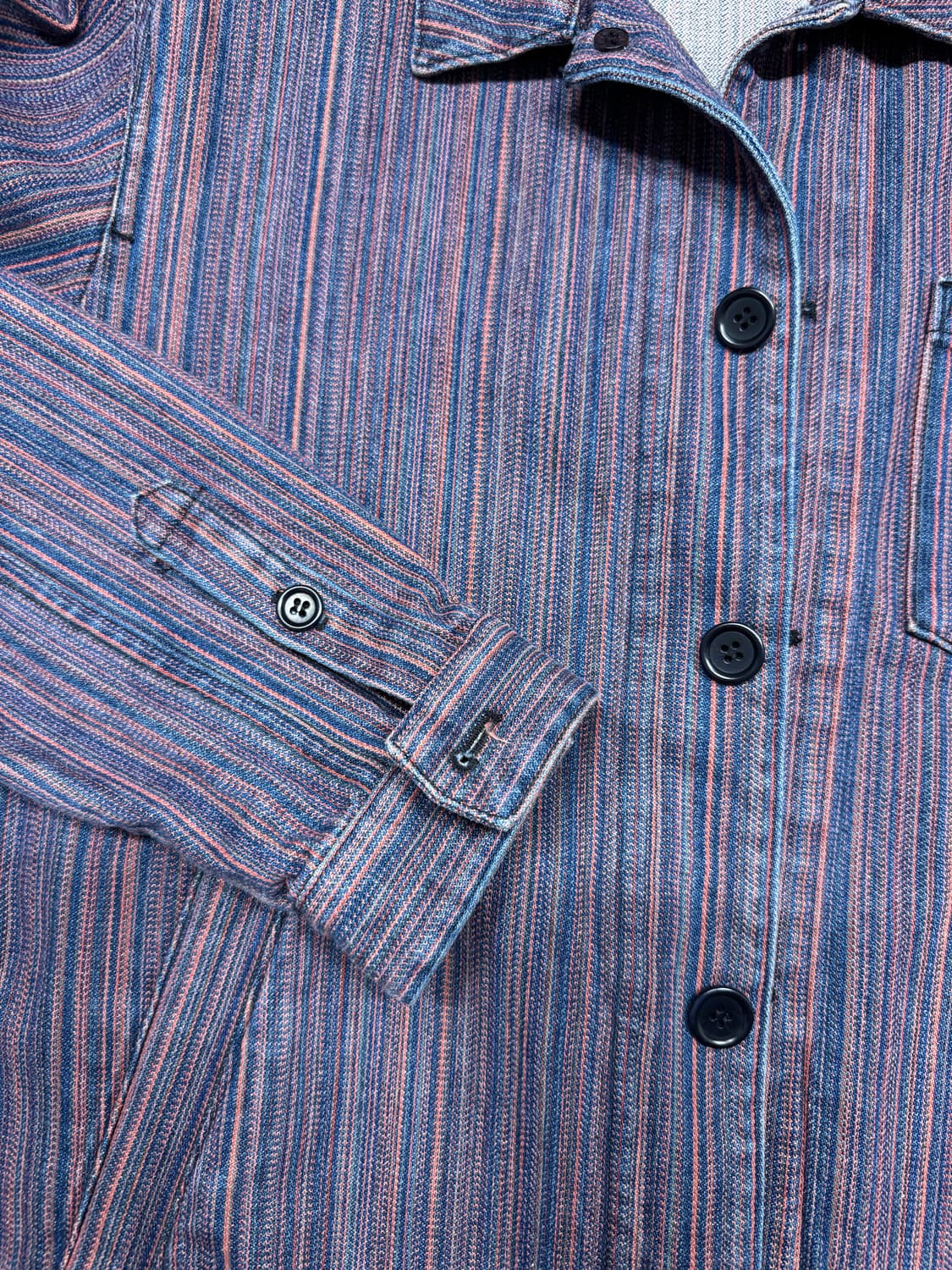 YMC 스트라이프 셔츠 재킷 L사이즈 상품이미지8