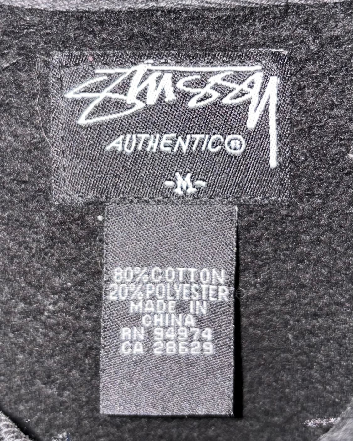 Stussy 스투시 00‘ 페이즐리 블랙 후드 집업  상품이미지4