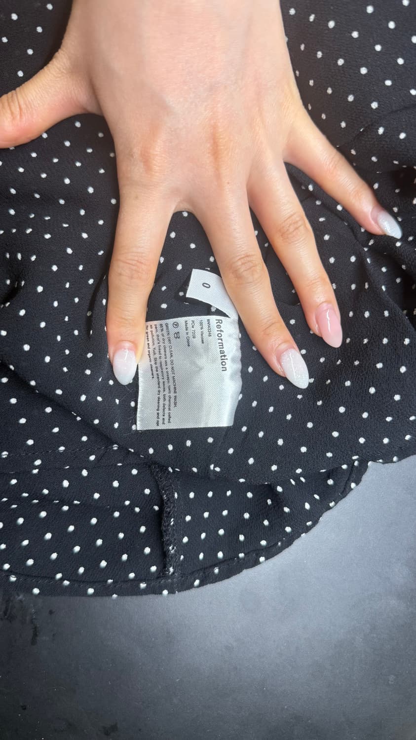 *새상품* 리포메이션 고윤정 드레스 elle smoked dress 상품이미지5