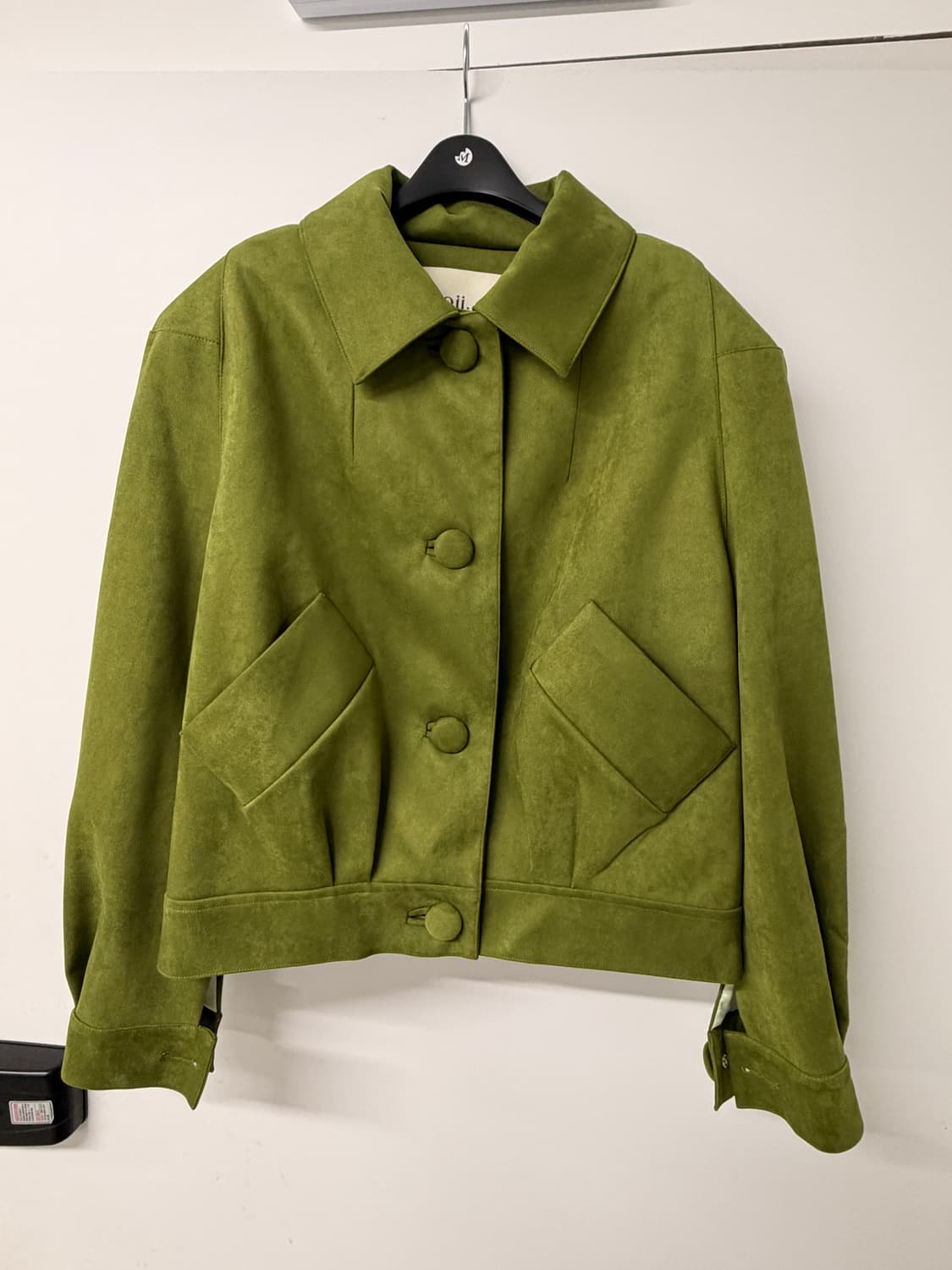 Spoii 스웨이드 그린 숏 자켓(새상품) 상품이미지1