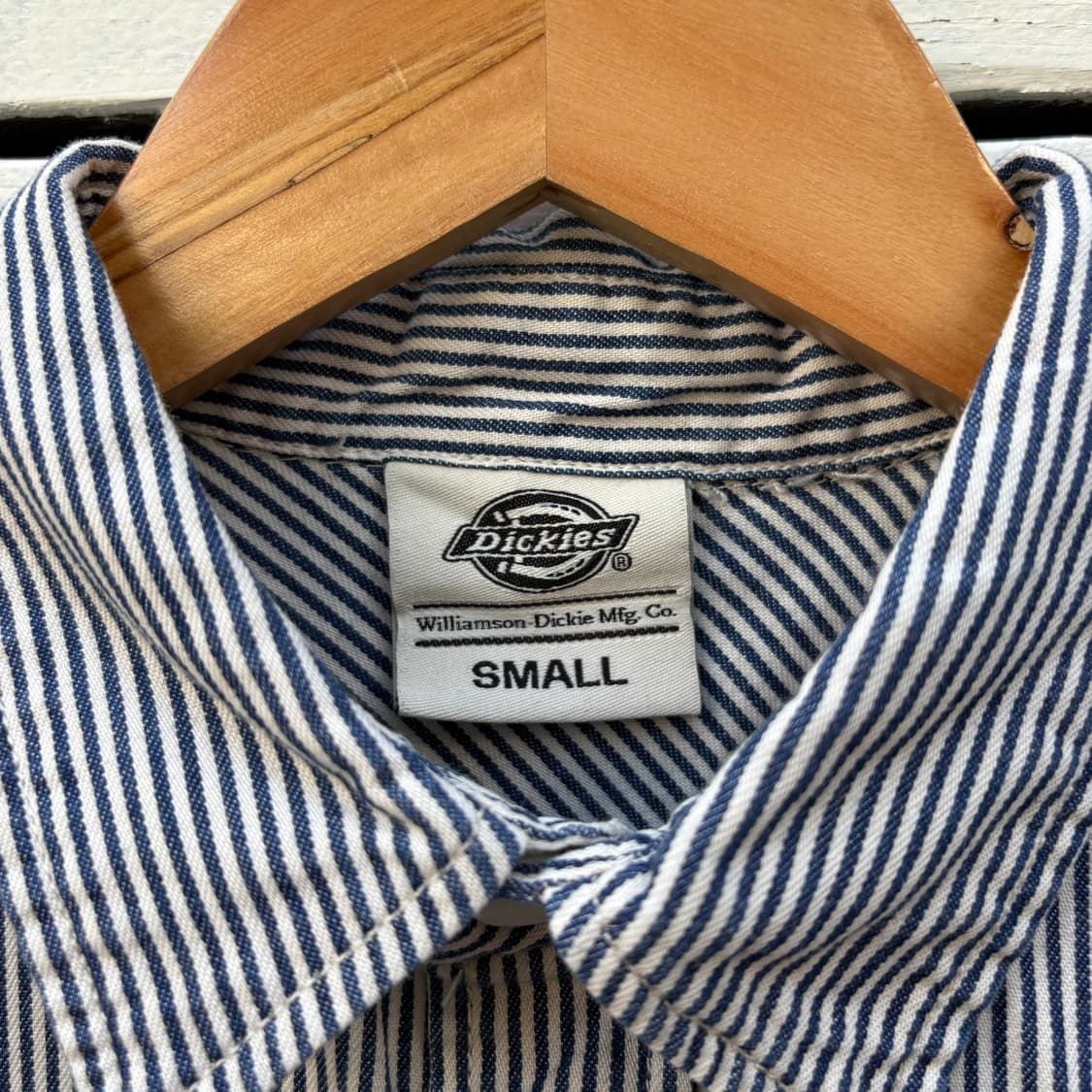 Dickies 디키즈 스트라이프 반팔 워크 셔츠  상품이미지3