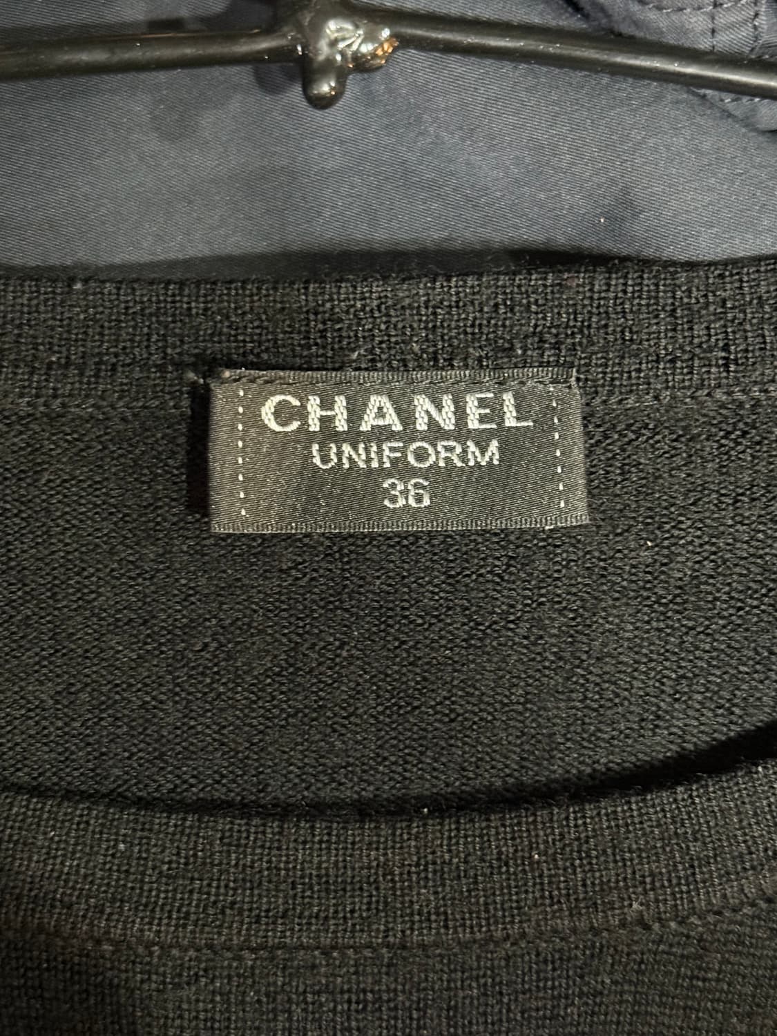 90s CHANEL 샤넬 포인트 캐시미어 니트 상품이미지3