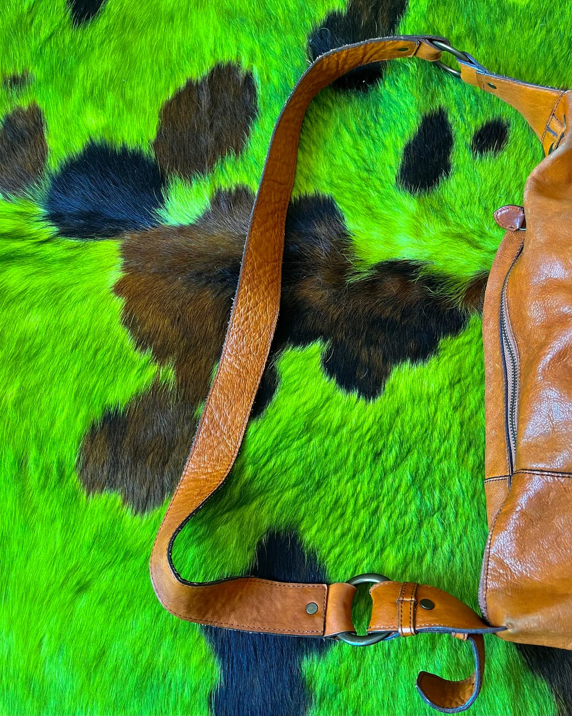 REAL MIND Japan Cowhide Old Sling Bag 상품이미지6