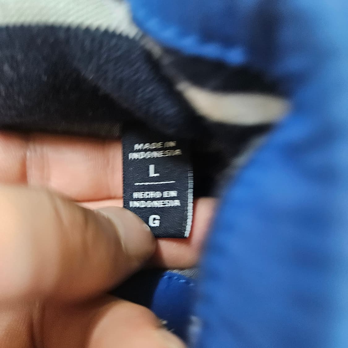 L 타미힐피거 배색 바람막이 자켓 0619Y 상품이미지4