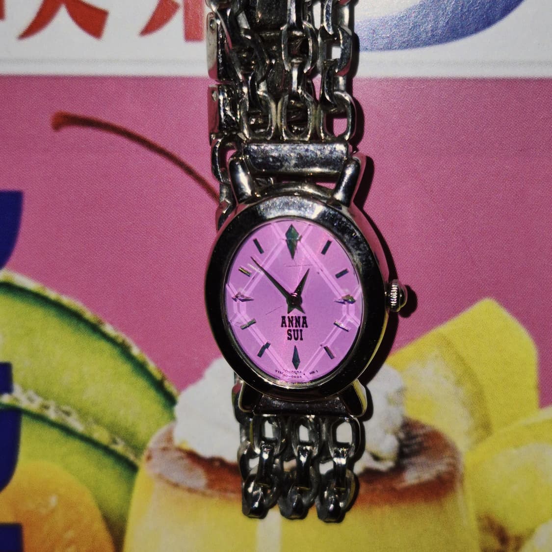 04s 안나수이 크리스탈 오로라 체인 손목 시계 상품이미지8