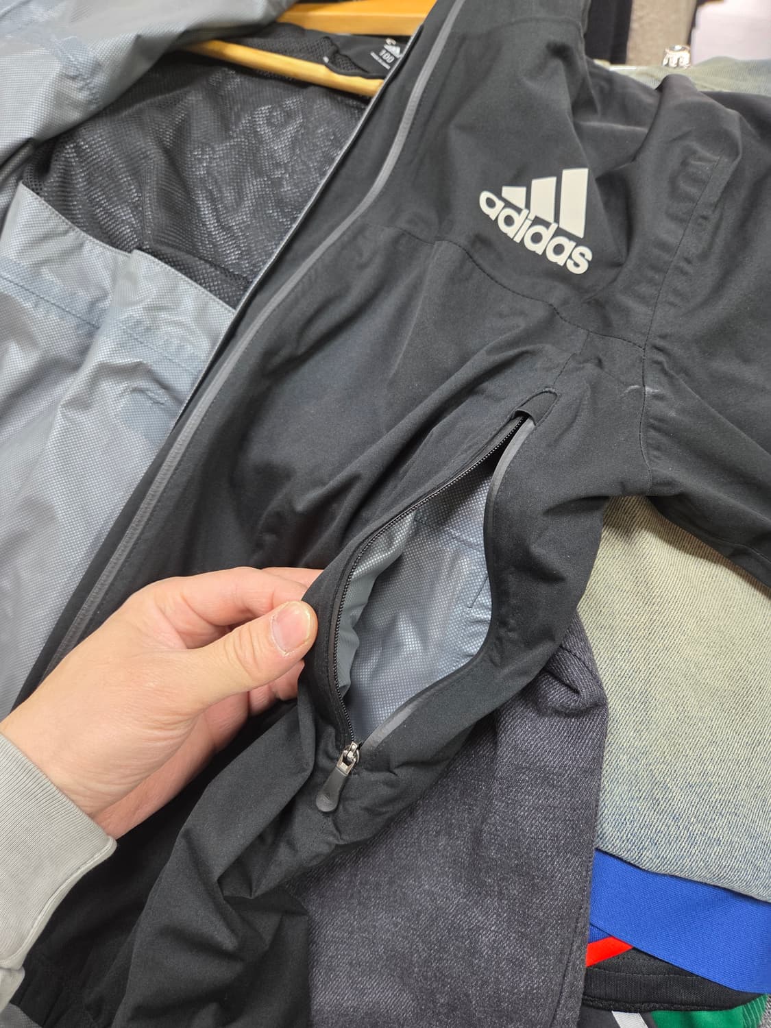 아디다스 아디스타 pluvius 바람막이 사이클링 러닝 자켓 L 상품이미지8