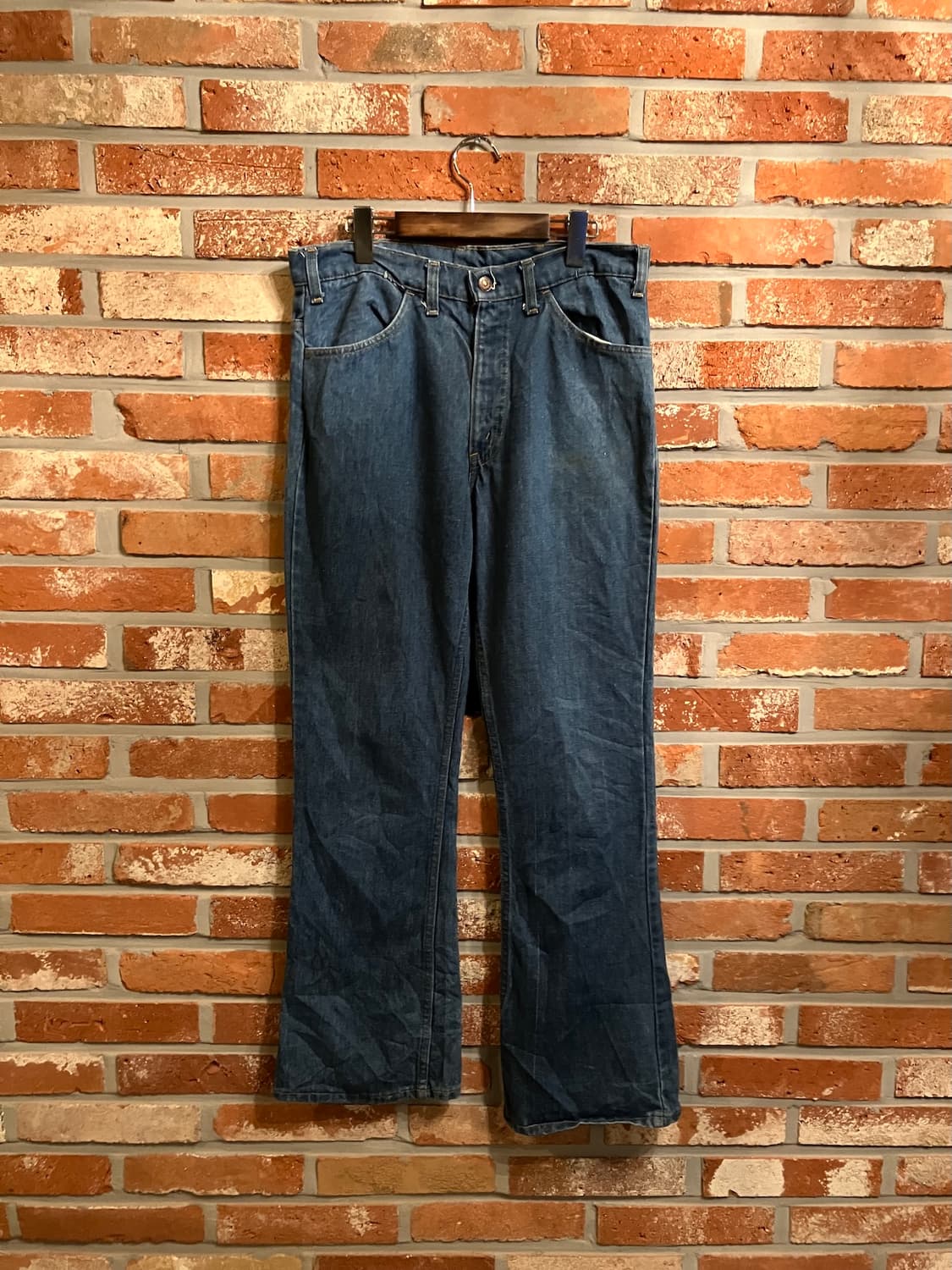 70s USA 빈티지 리바이스 646 벨바텀 부츠컷 데님 팬츠 상품이미지2