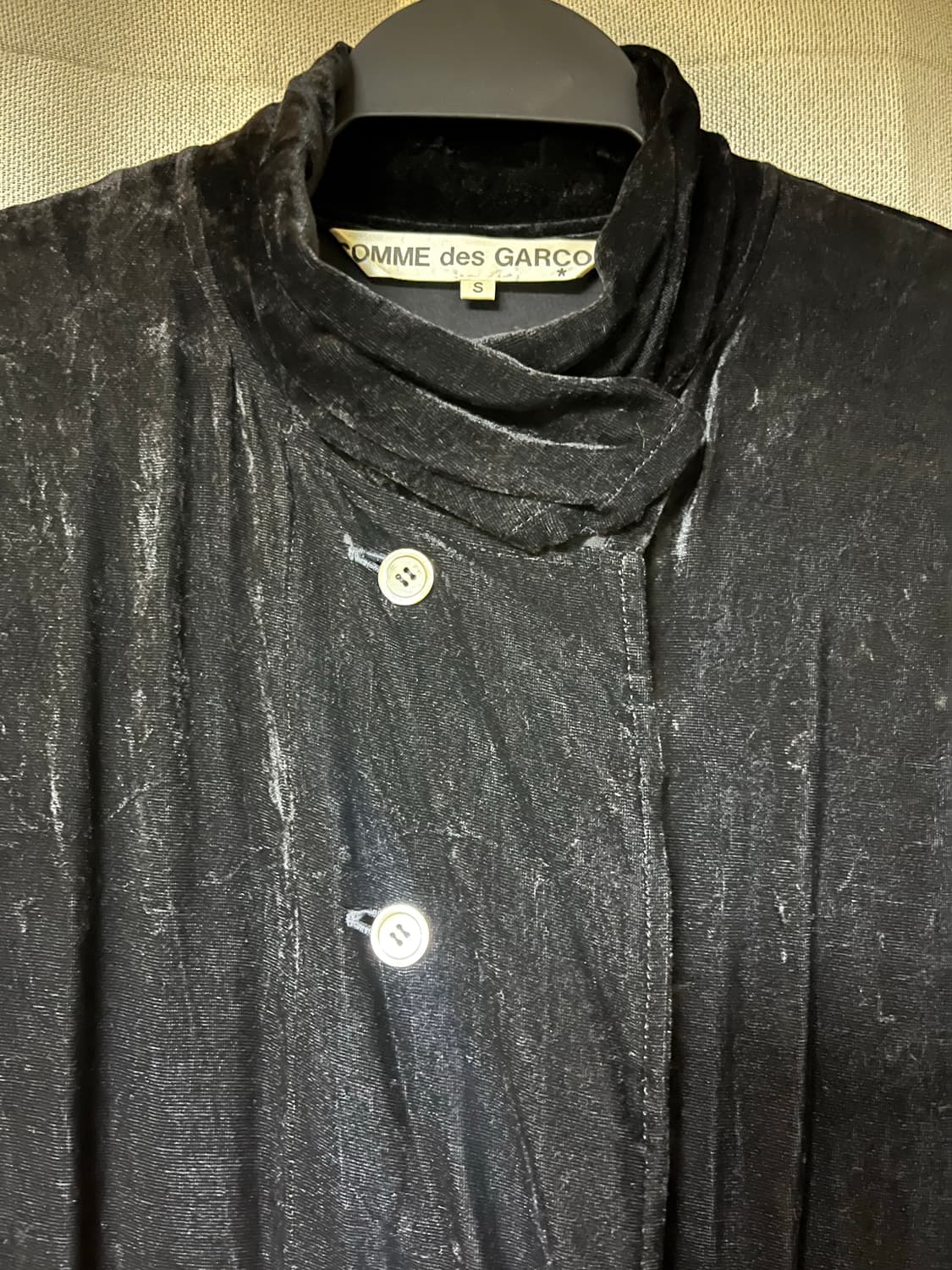 꼼데가르송 벨루어드레스  상품이미지4