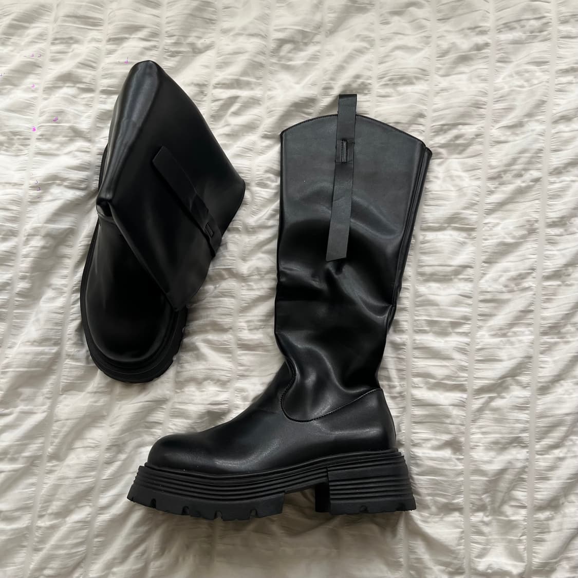 슬림 롱 플랫폼 부츠 상품이미지7