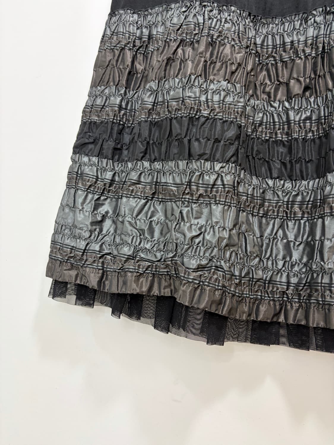 셔링 디테일스커트 치마 상품이미지4