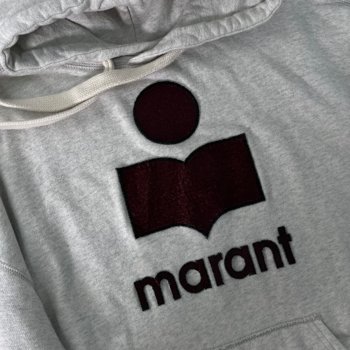 100 이자벨마랑 빅로고 후드티 상품이미지2