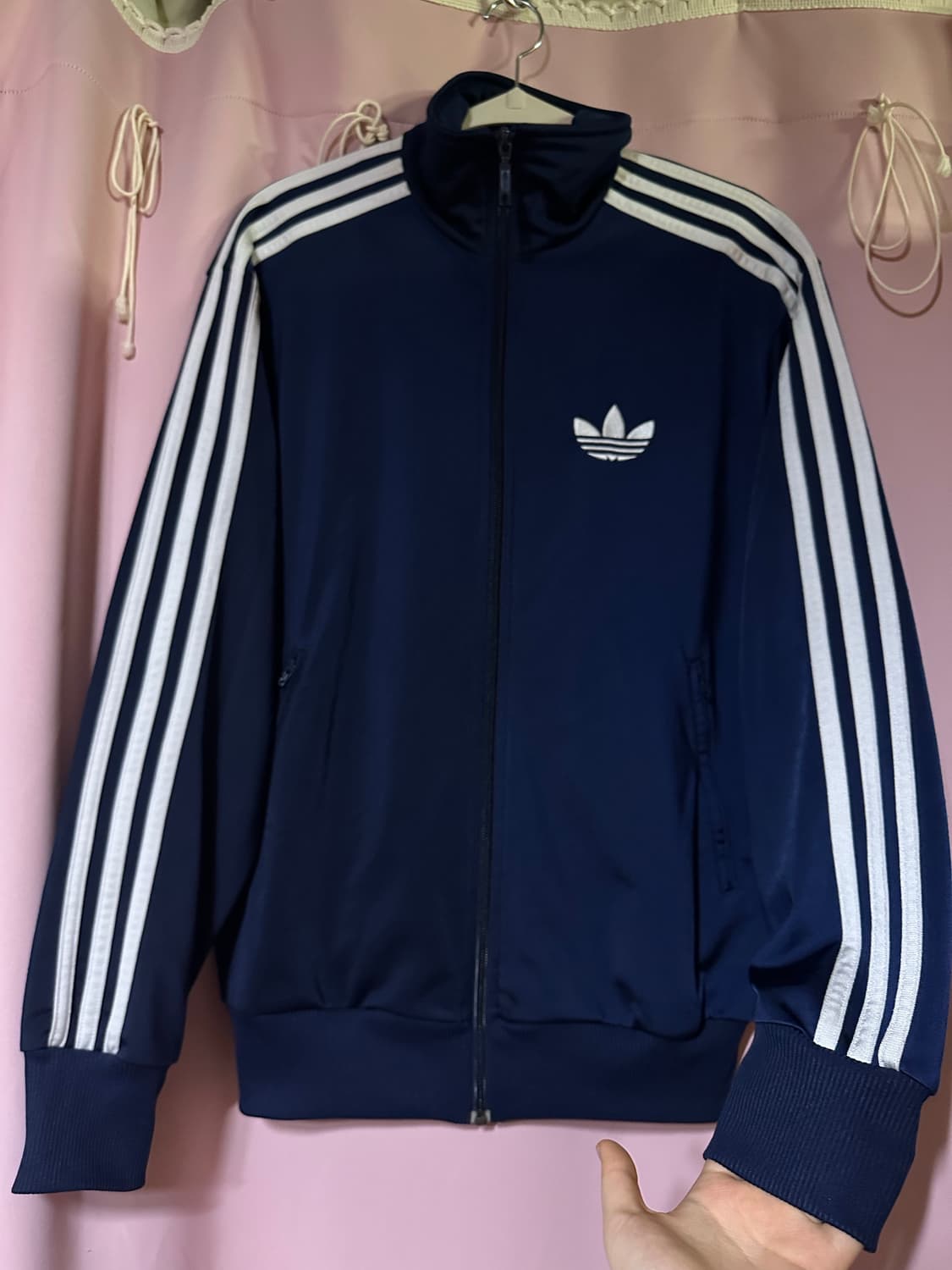 아디다스 져지 아디다스 파이어버드 트랙탑 아디다스 네이비 불꽃져지 집업 상품이미지1