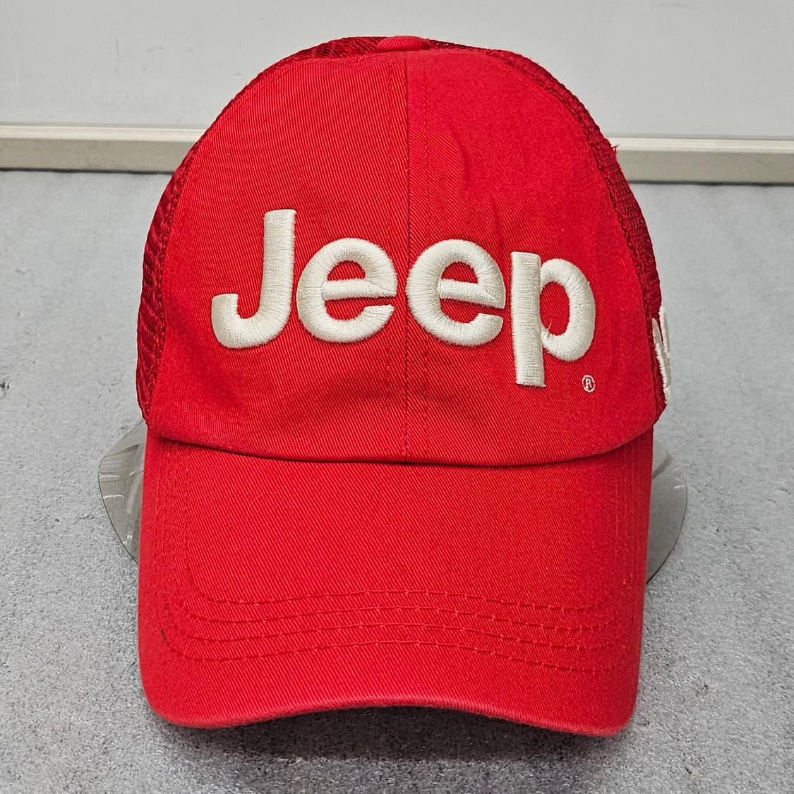 상태좋은 Jeep 정품 시원한 메쉬캡 레드 상품이미지2