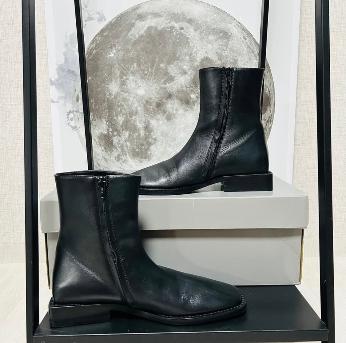 Balenciaga leather boots 발렌시아가 스퀘어토 레더부츠 상품이미지6