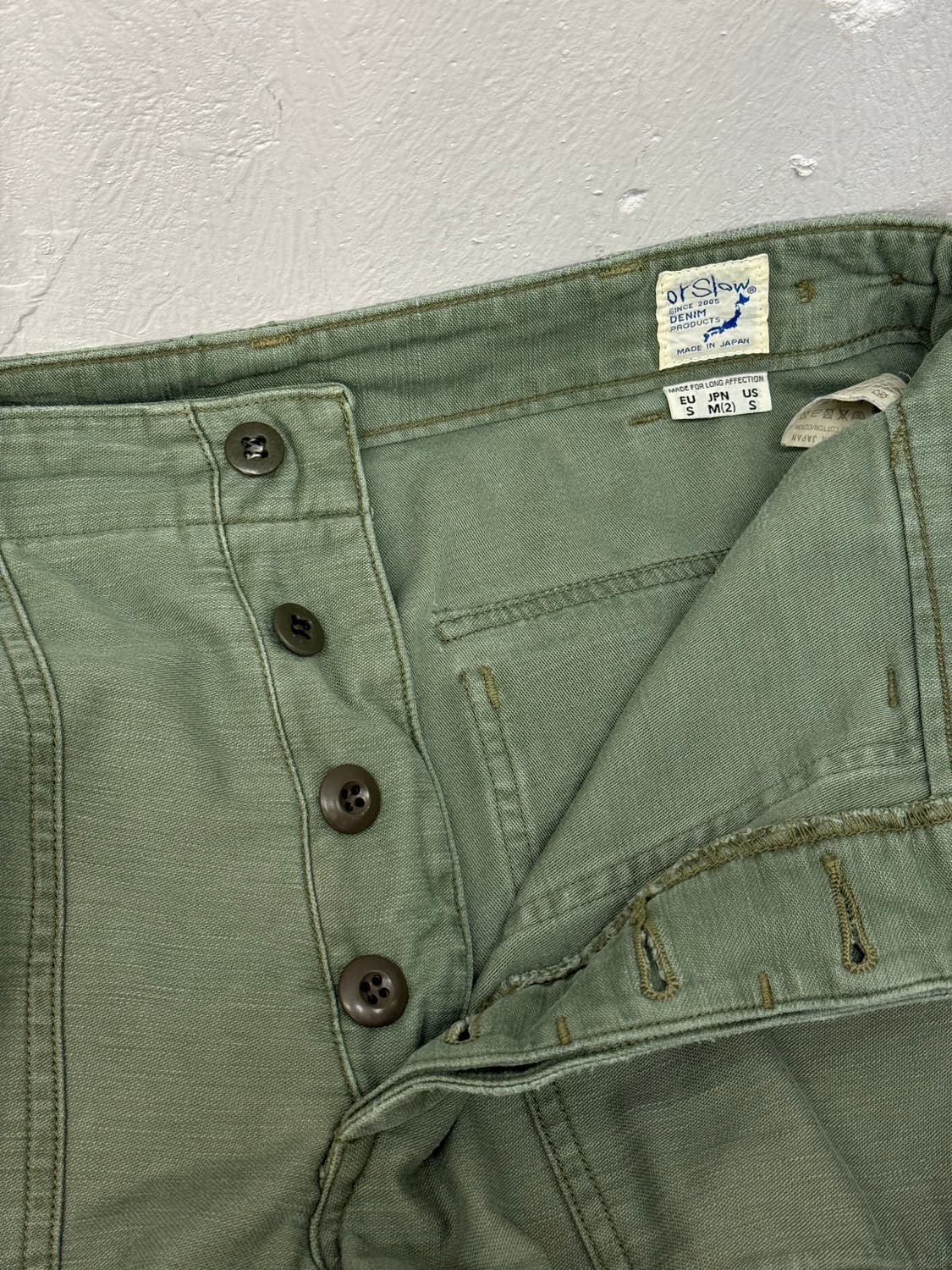 Japan orSlow Standard Fatigue Pants 상품이미지6