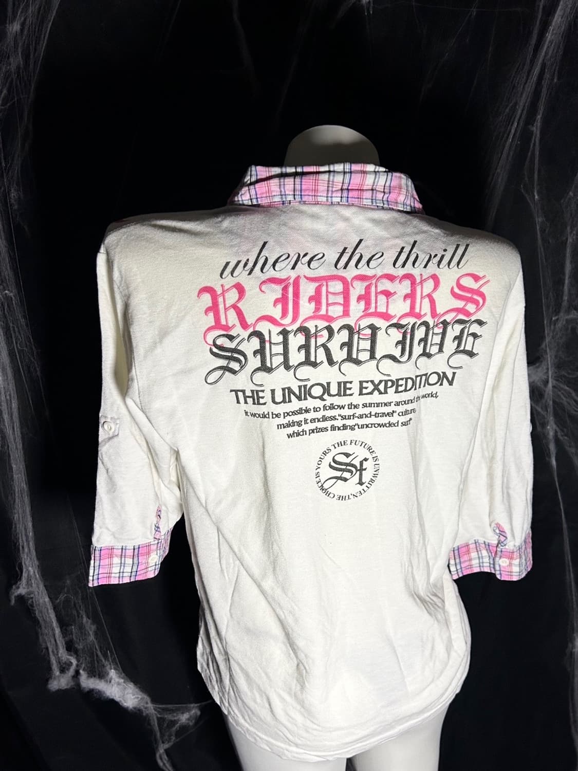 gal y2k check layered tee 상품이미지3