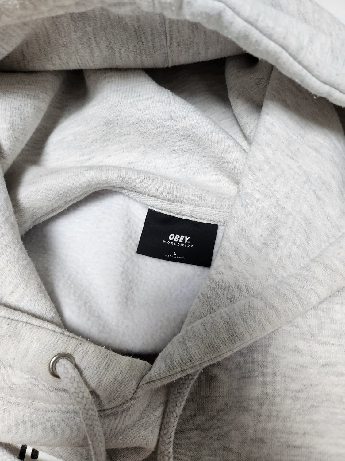 오베이 페이스 로고 오버핏 후드티 L 상품이미지6