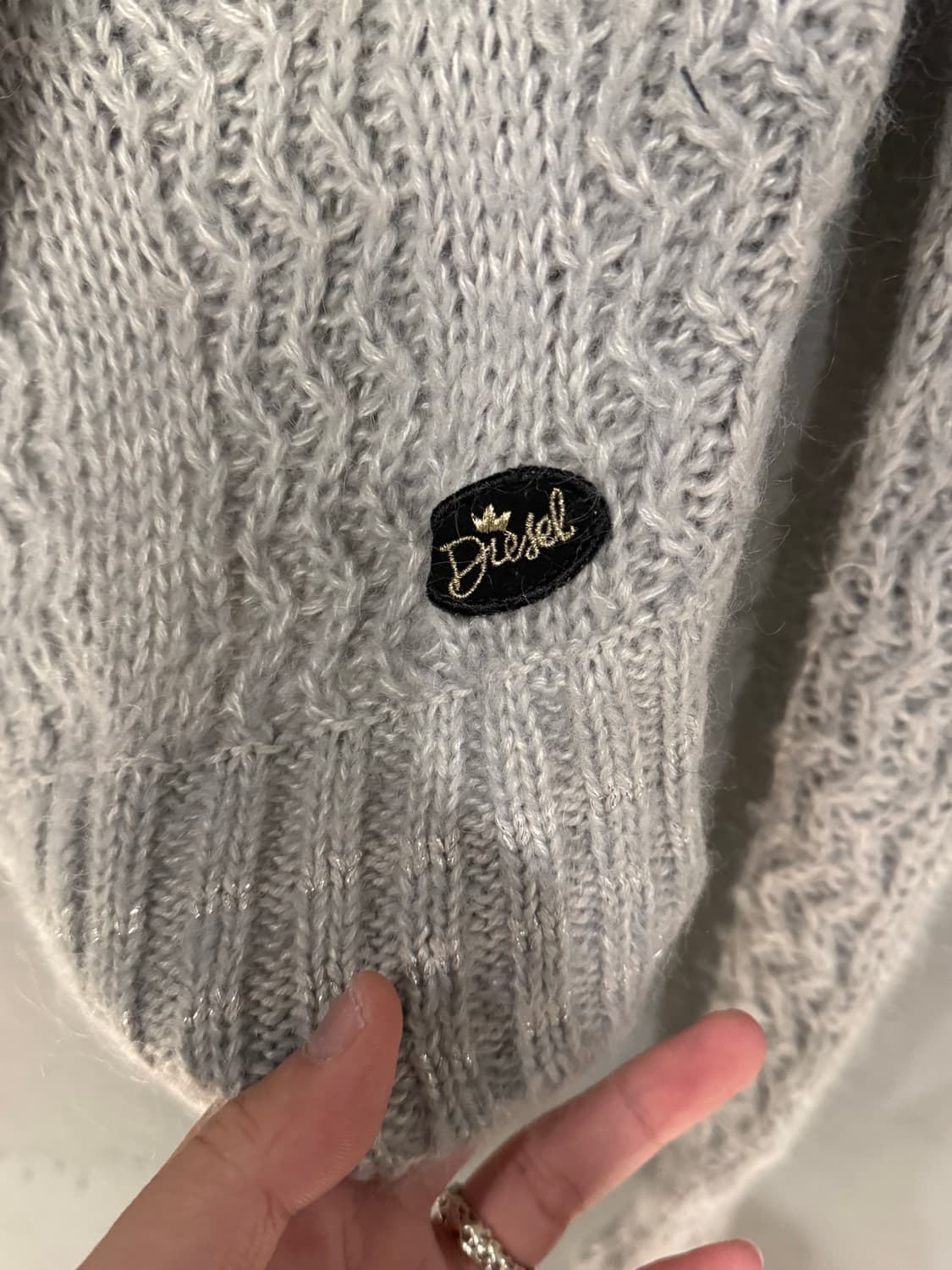 Diesel 디젤 언발란스 버튼업 니트 가디건 상품이미지8