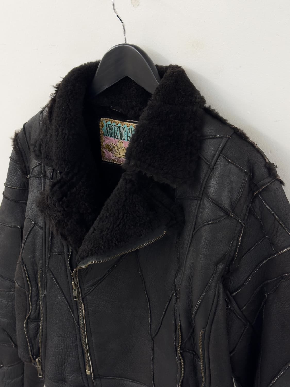 히스테릭 글래머 패치워크 시어링 자켓 상품이미지3