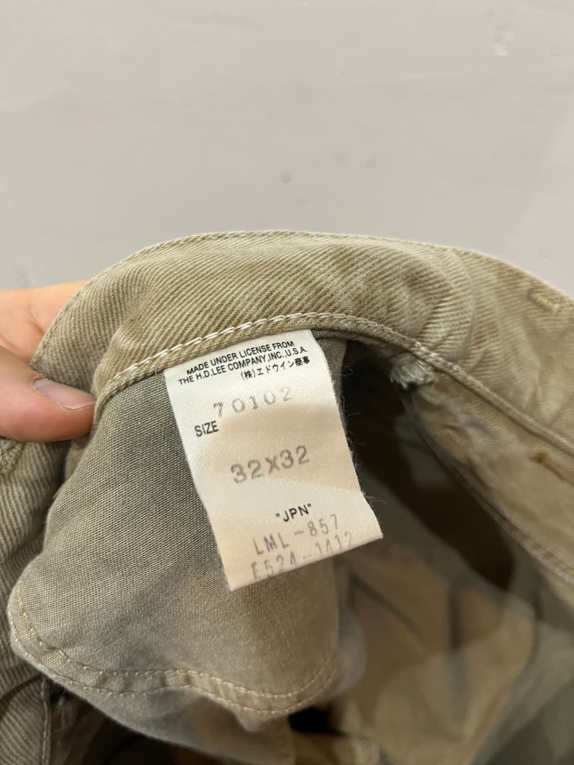 Lee 부츠컷 데님팬츠 Made in JAPAN  상품이미지5