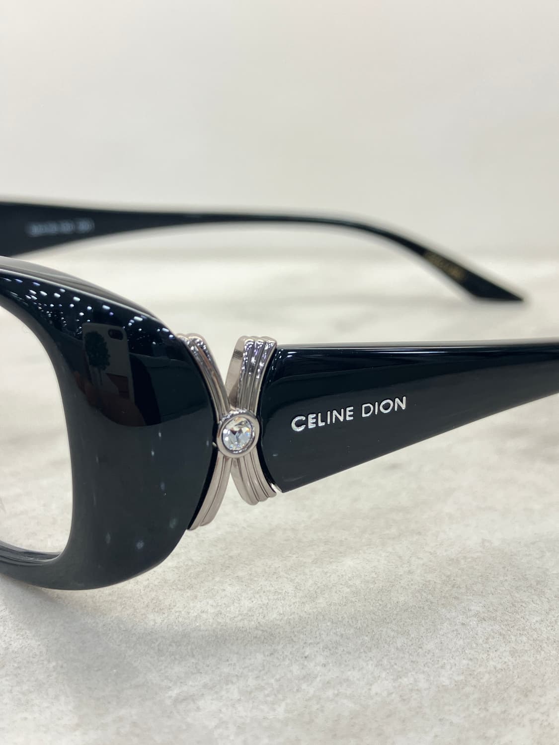 셀린디옹 Celine Dion 블랙 오벌 뿔테 안경 상품이미지8