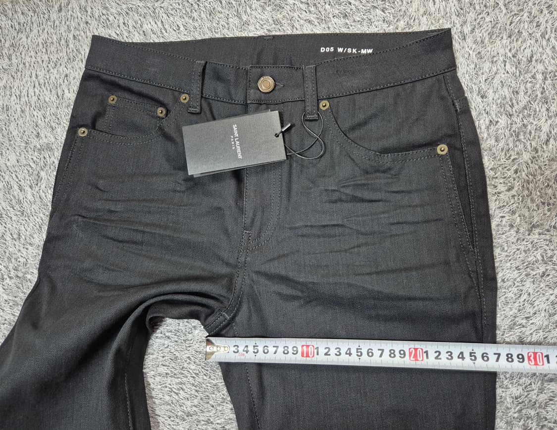 [새상품]SAINT LAURENT 생로랑 여성 블랙 데님 스키니진 29 상품이미지10