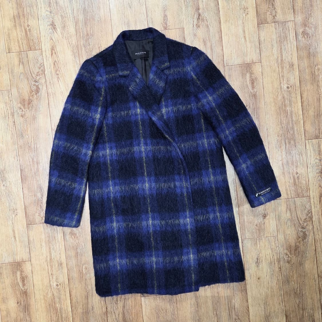 모조에스핀(MOJO.S.PHINE) 알파카 체크코트 55  상품이미지1