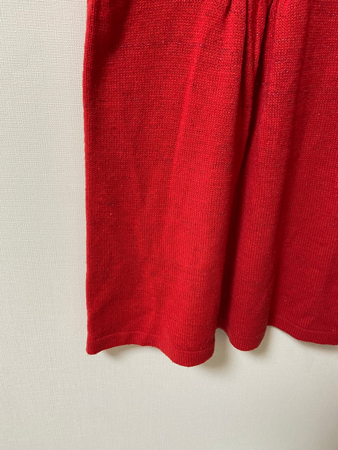 빈티지 미사깔 모리걸 하구미 민소매 니트 원피스 상품이미지3