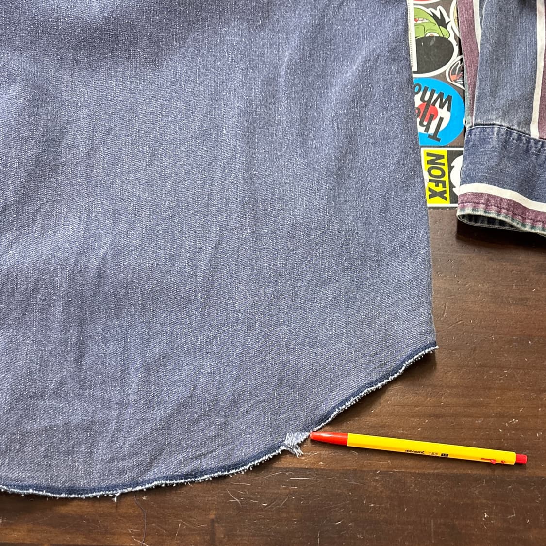 90s USA 랭글러 컬러블록 웨스턴 셔츠 17X34 상품이미지6