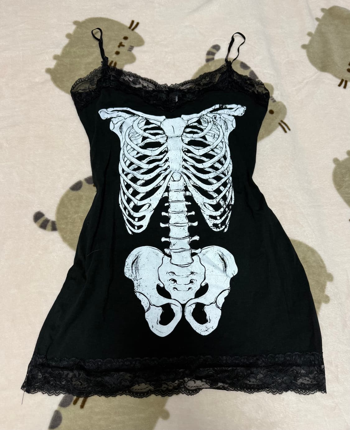 해골 캐미솔 원피스 상품이미지1