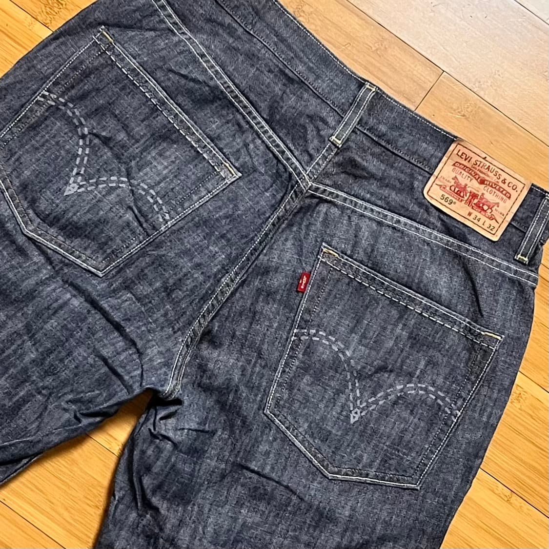 리바이스 569 데님팬츠 W34 L32 상품이미지4