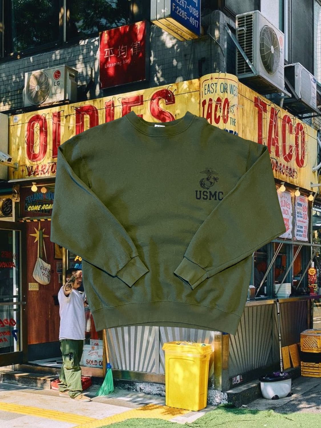 밀리터리 맨투맨 티셔츠 (Man L) AA1272  상품이미지1