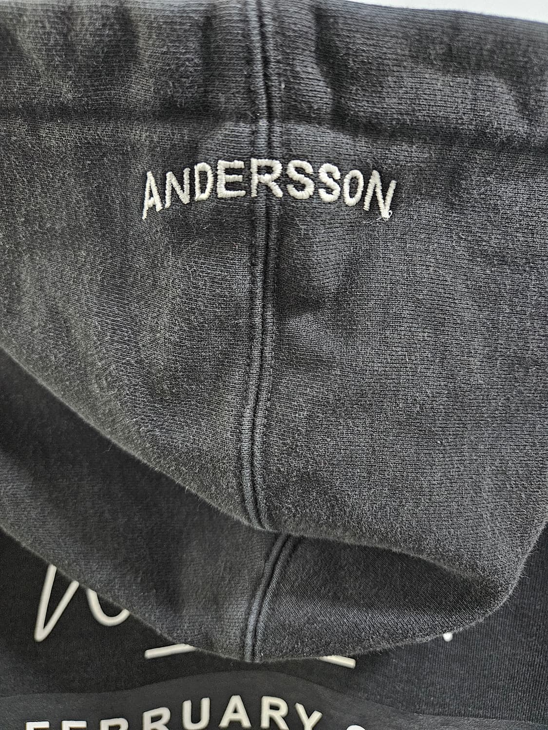 앤더슨벨 월드투어 후드티 블랙 L 상품이미지7