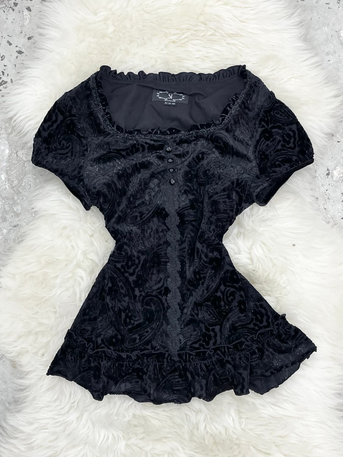 엔틱 벨벳 오리엔탈 탑 상품이미지2