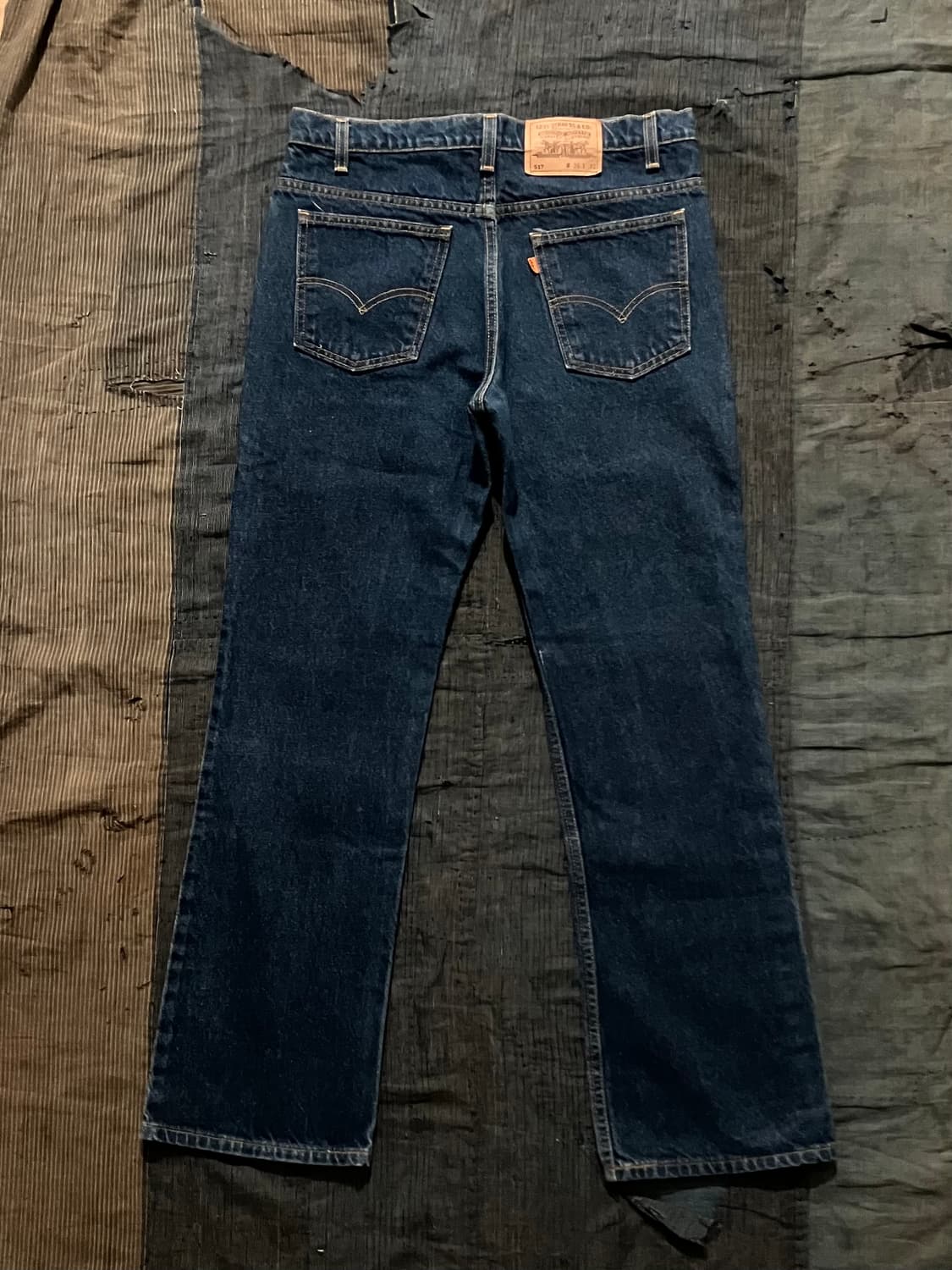 🇺🇸 90s USA 빈티지 리바이스 517 부츠컷 데님 팬츠 상품이미지4