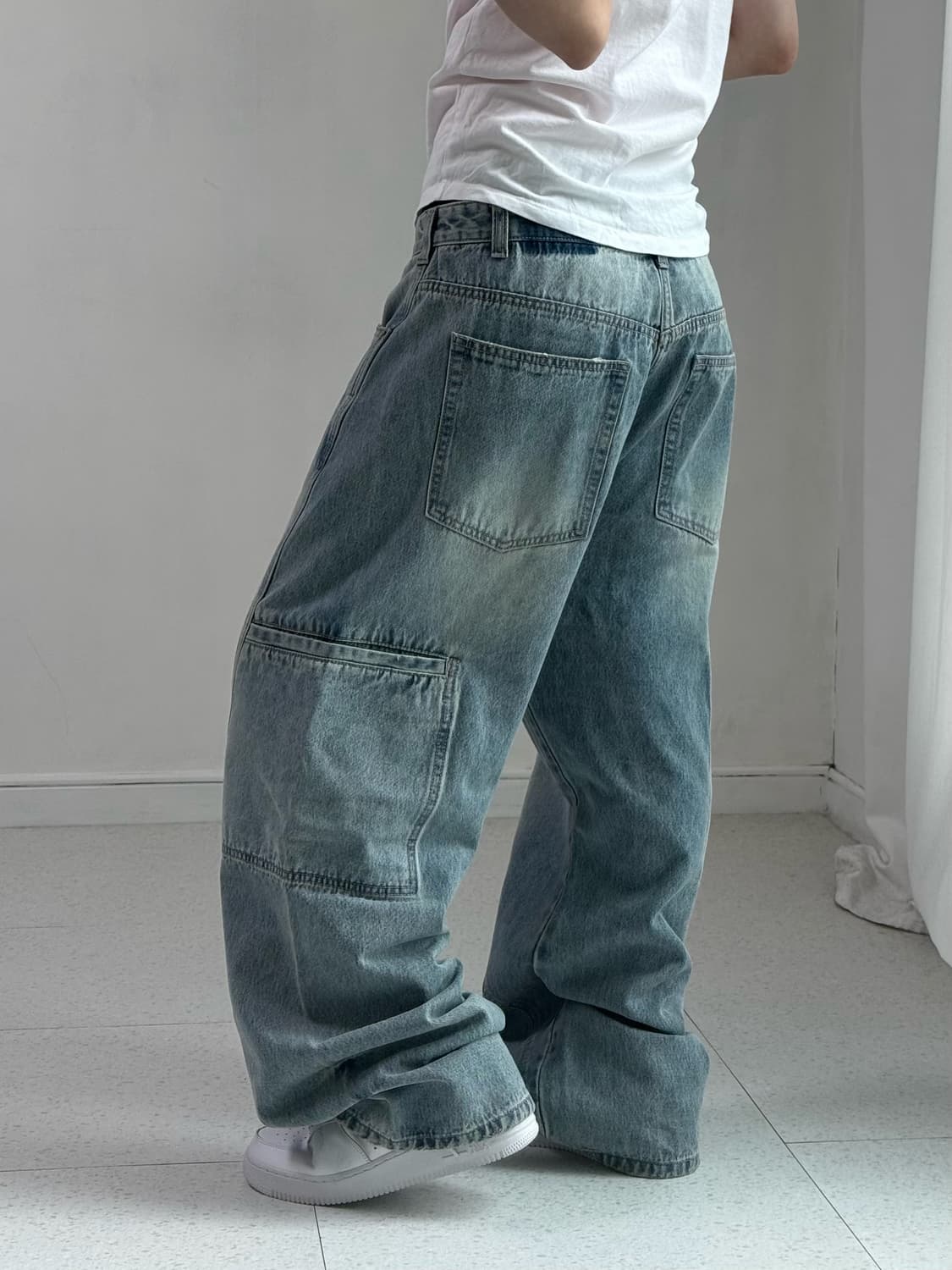 ILCORSO 워싱 포켓 데님팬츠 상품이미지3