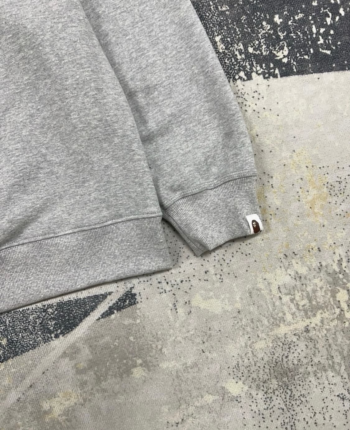 베이프 Bape 컬리지로고 맨투맨 그레이 상품이미지3