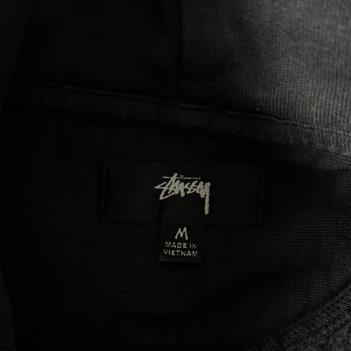Stussy  스투시 베이직 스탁로고 블랙 후드티  상품이미지4
