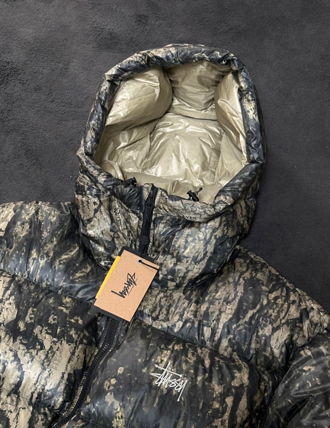스투시 다운 파카 마이크로 립스탑 렐릭 카모 상품이미지4