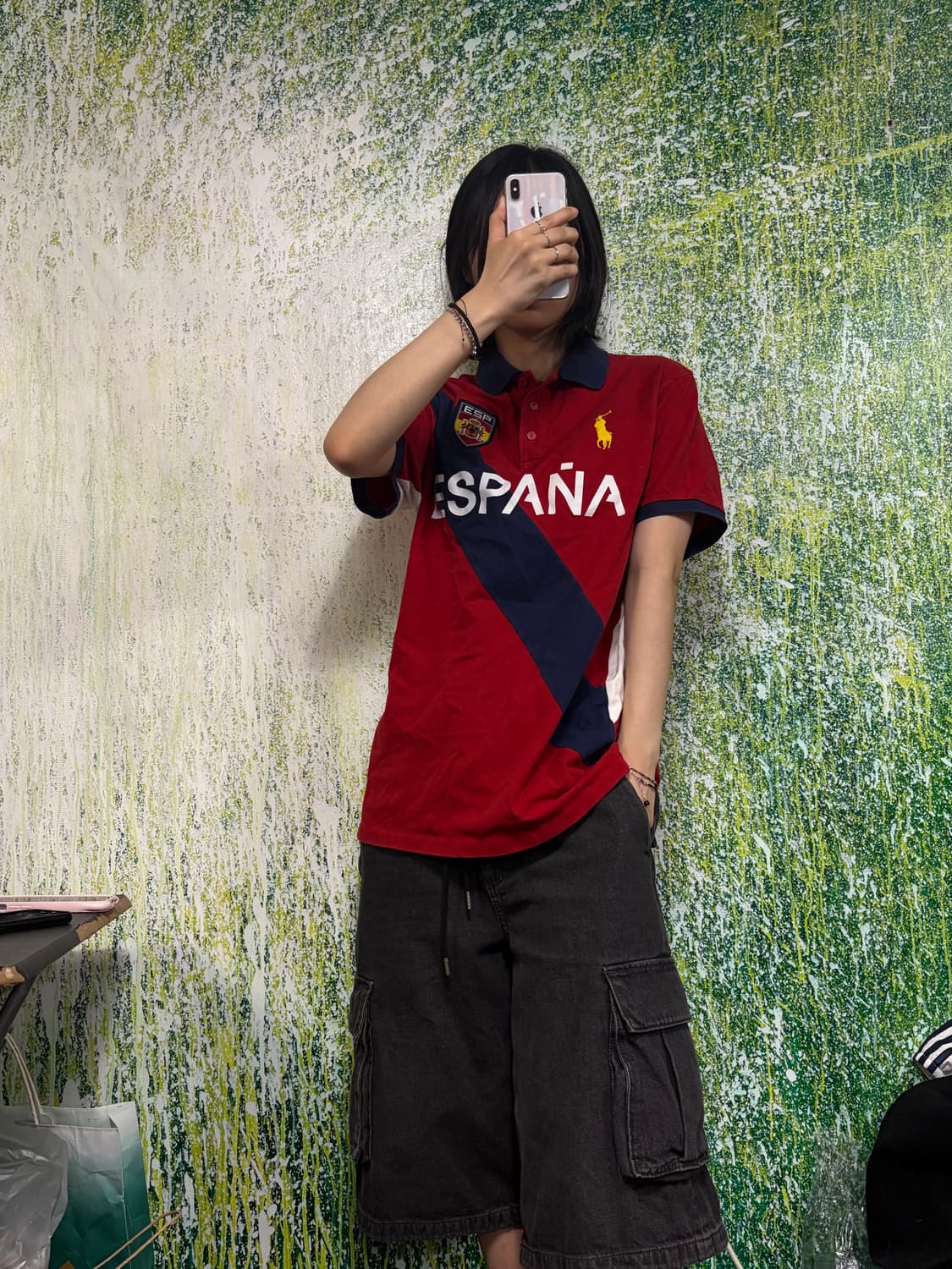 폴로 빅포니 치프키프 에스파냐 레드 반팔 카라 티셔츠 L  상품이미지2