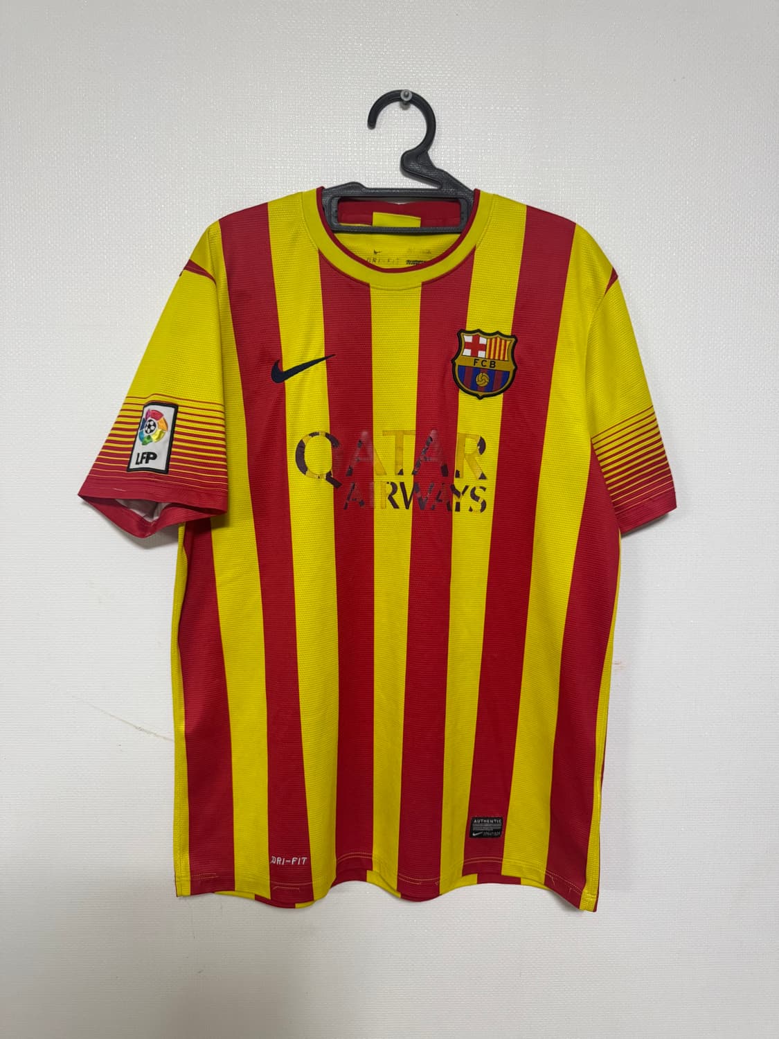 나이키 바르셀로나 13-14 어웨이 축구 유니폼 반팔 상품이미지1