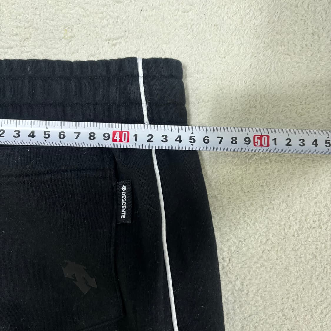 L 데상트 블랙 스웻 조거 팬츠 1210-2 상품이미지5