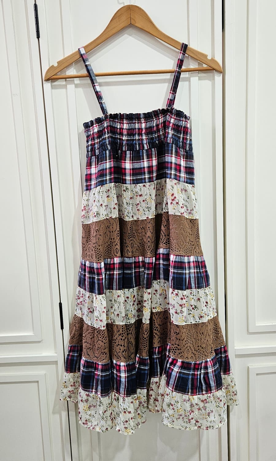 클레 드 솔(CLEF DE SOL) 패치워크 원피스 상품이미지6