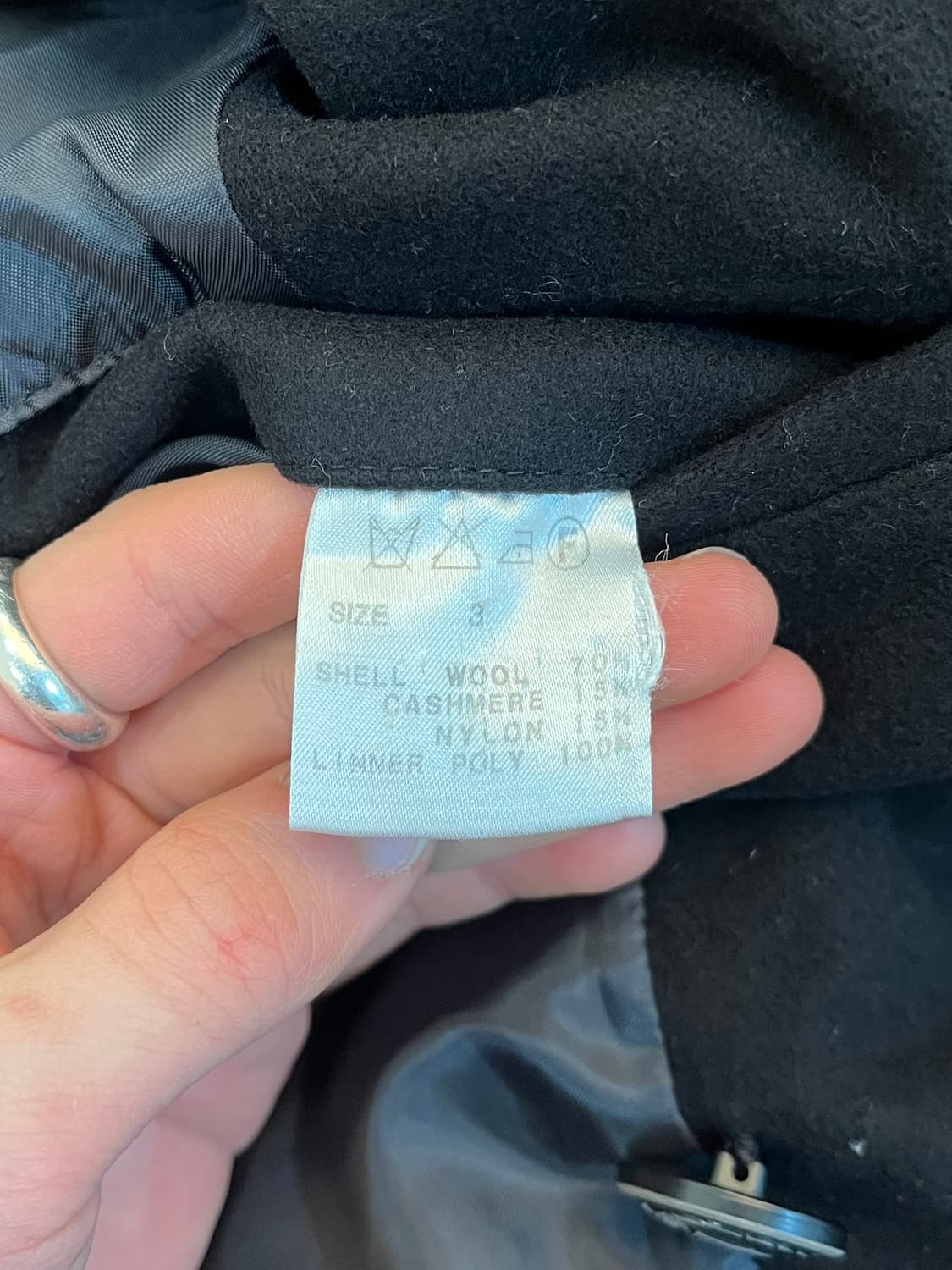 glamb 나폴레옹 더블 버튼 멜톤 울 피코트 상품이미지7