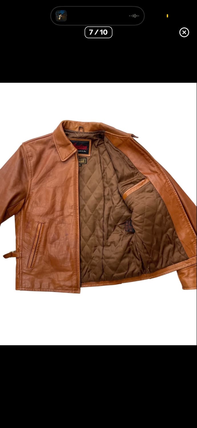 Indian motorcycle horsehide jacket 상품이미지3