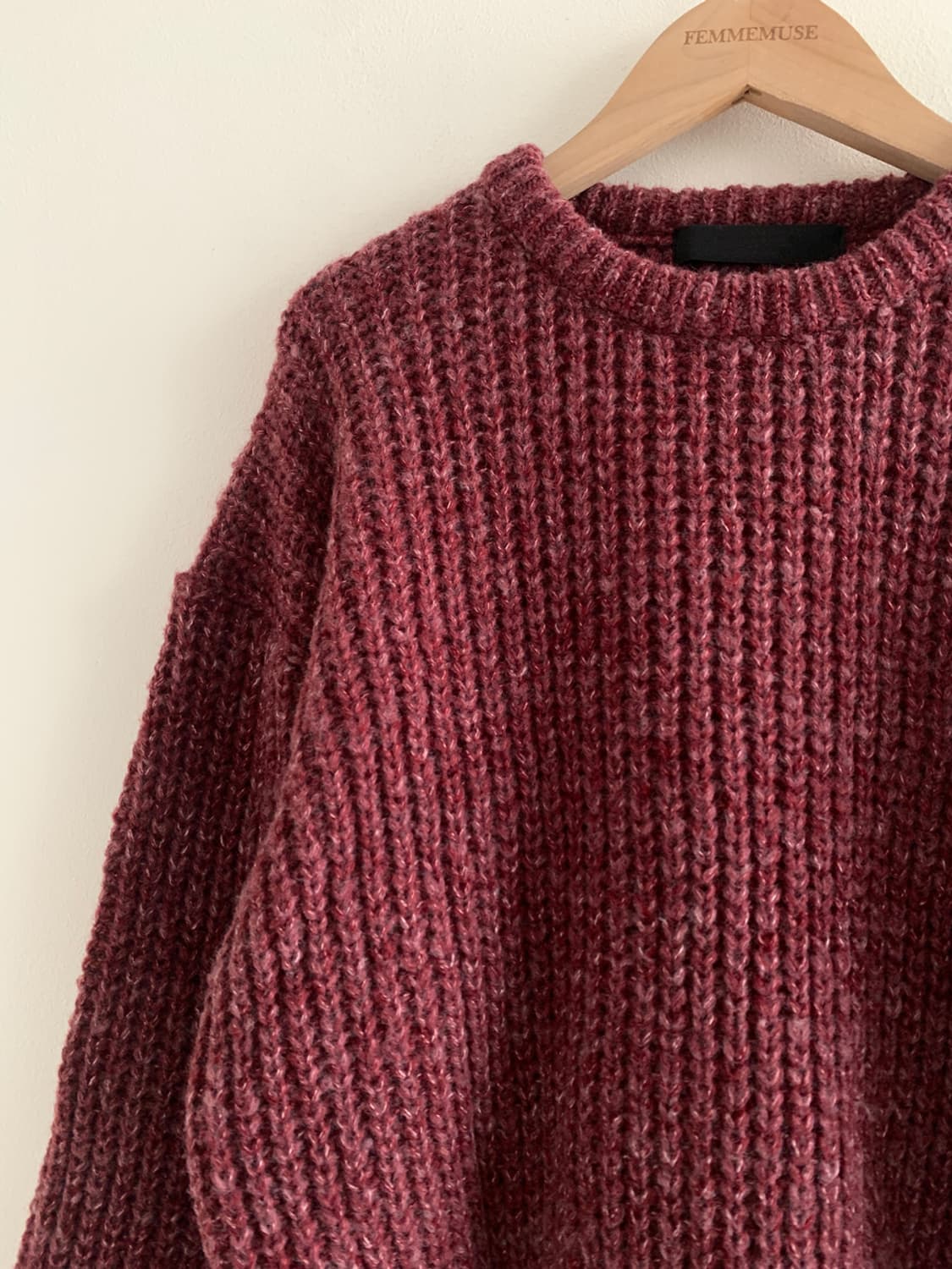 Hazzi balloon round knit 상품이미지4