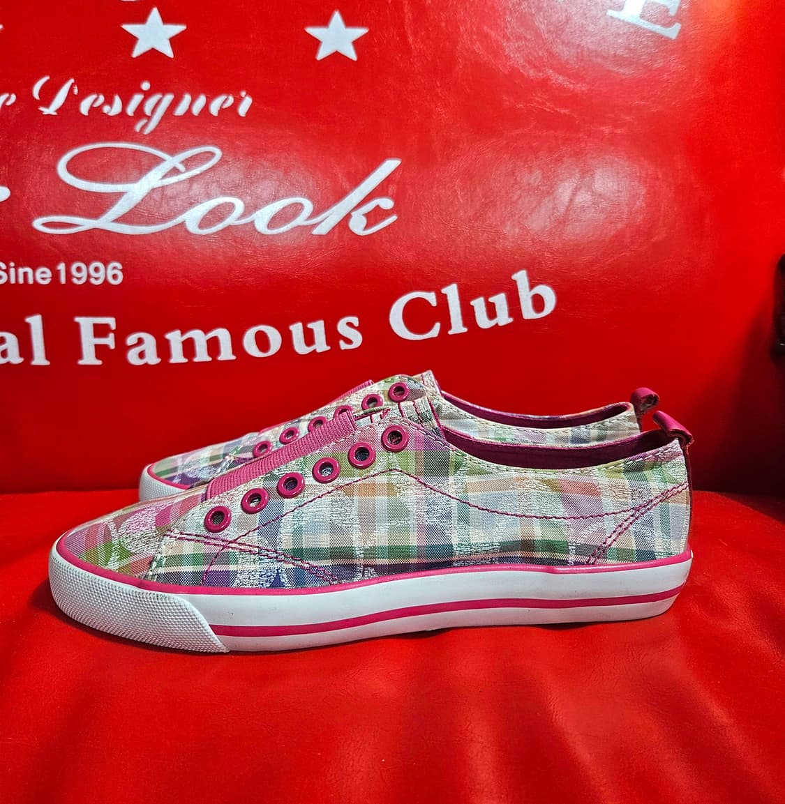 (새상품) 코치(COACH) 케이티 멀티 컬러 플래즈 컨버스 스니커즈 상품이미지2