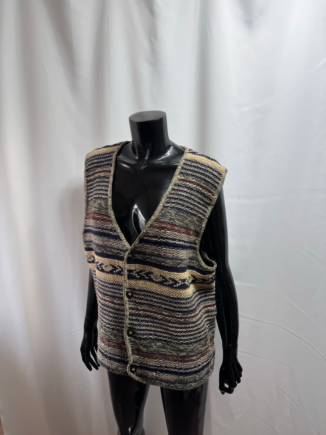 프랑스 빈티지 보헤미안 조끼 상품이미지1