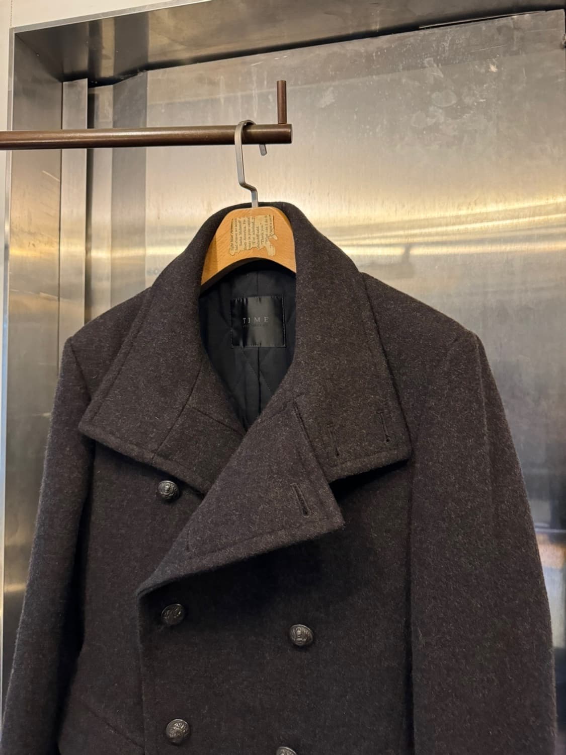 타임옴므 더블브레스티드 코트 상품이미지2