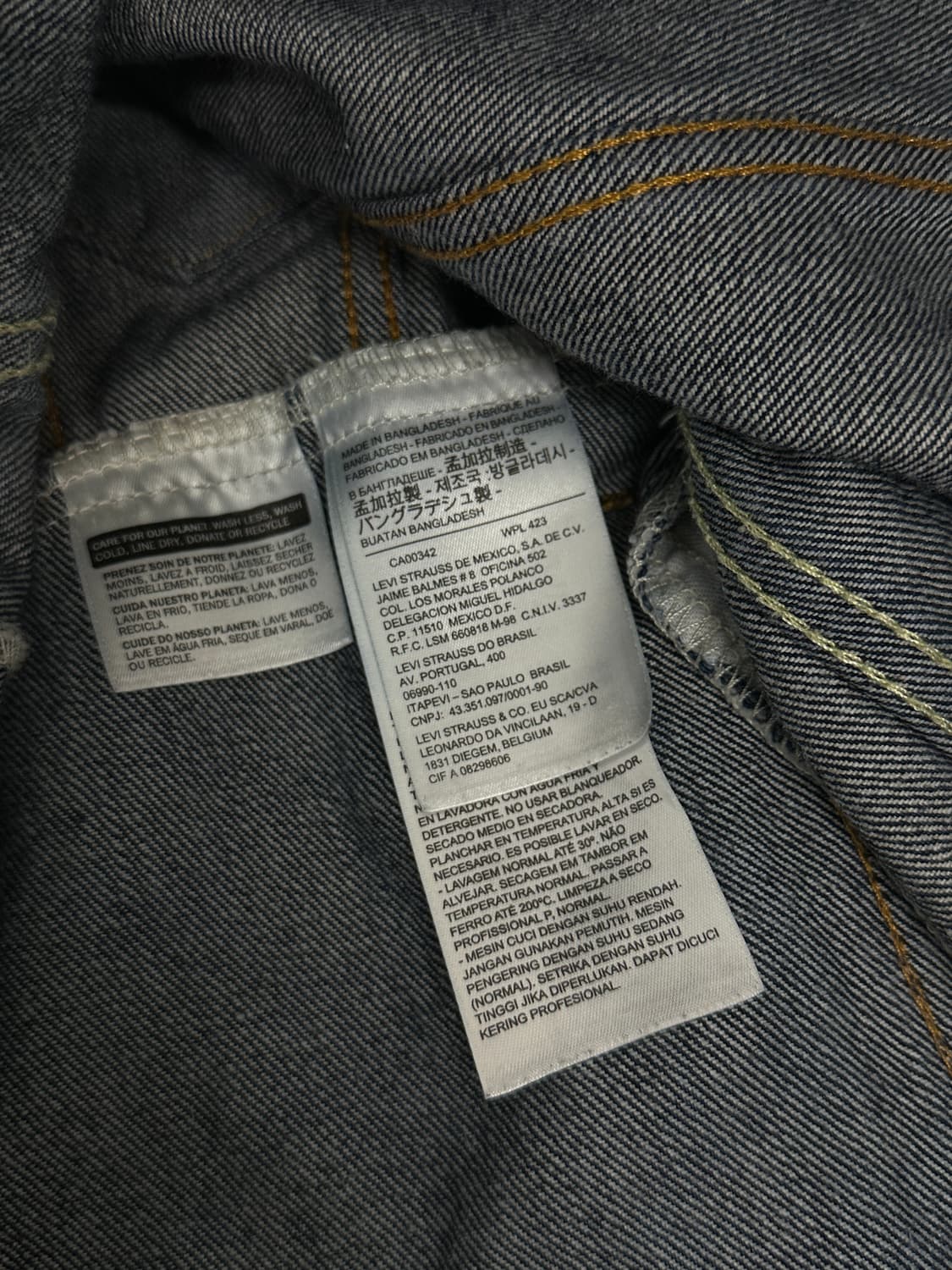 리바이스 3세대 데님 트러커 자켓 M 상품이미지4
